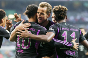 德国杯第1轮拜仁慕尼黑对阵明斯特普鲁士 拜仁4-0大胜