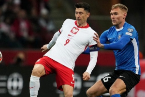 欧洲杯附加赛A组半决赛 波兰5-1进欧洲杯附加赛决赛