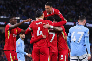 英超26轮角逐赛落幕 利物浦做客2-0力挫卫冕冠军曼城