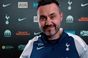 热刺官宣46岁意大利名帅德泽尔比担任新一任主帅